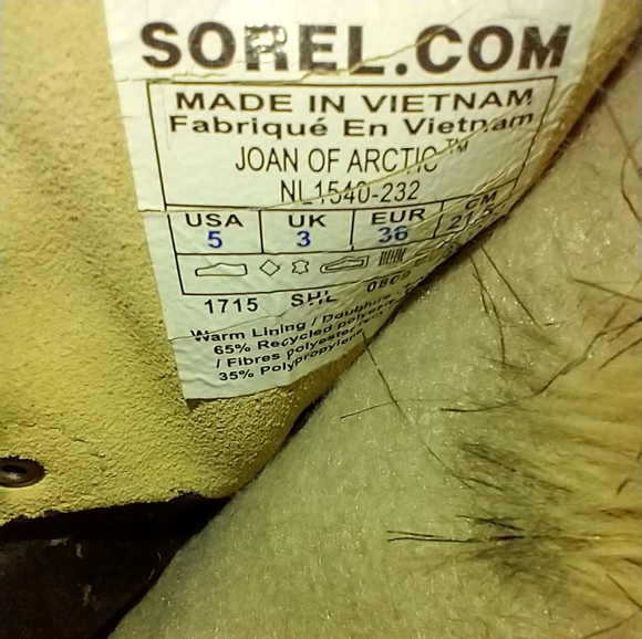 Sorel Joan of Arctic Waterproof Winter Snow Boots Women’s sz 5 - Picture 8 of 8